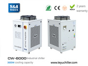 S&A water chiller CW-6000 with 3KW cooling capacity and environmental 